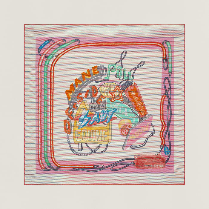 Chevaloscope Neon Pointille Scarf 70