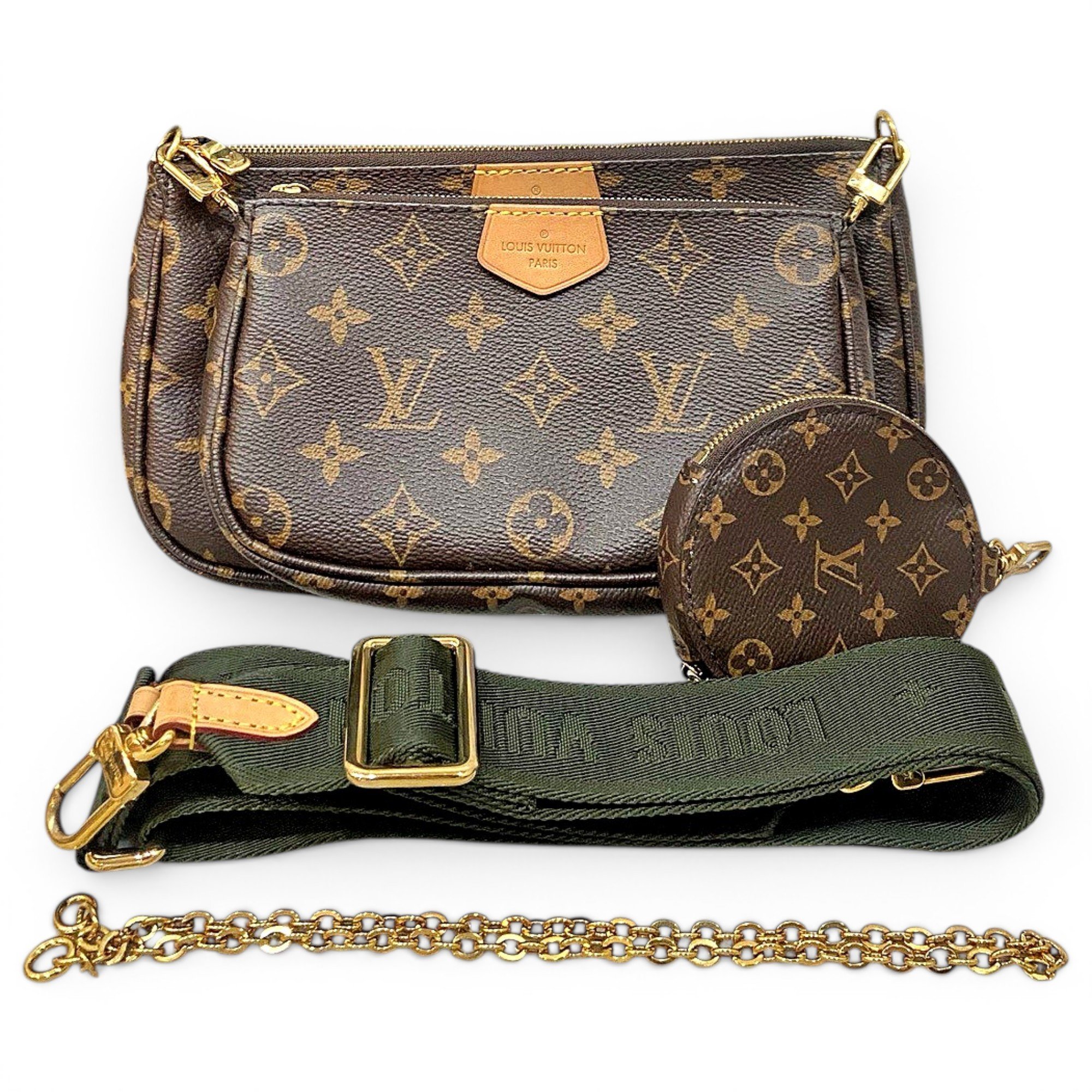 Multi Pochette Accessoires leather crossbody bag
