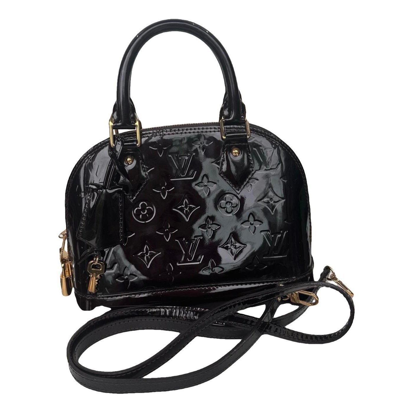 Alma BB patent leather handbag