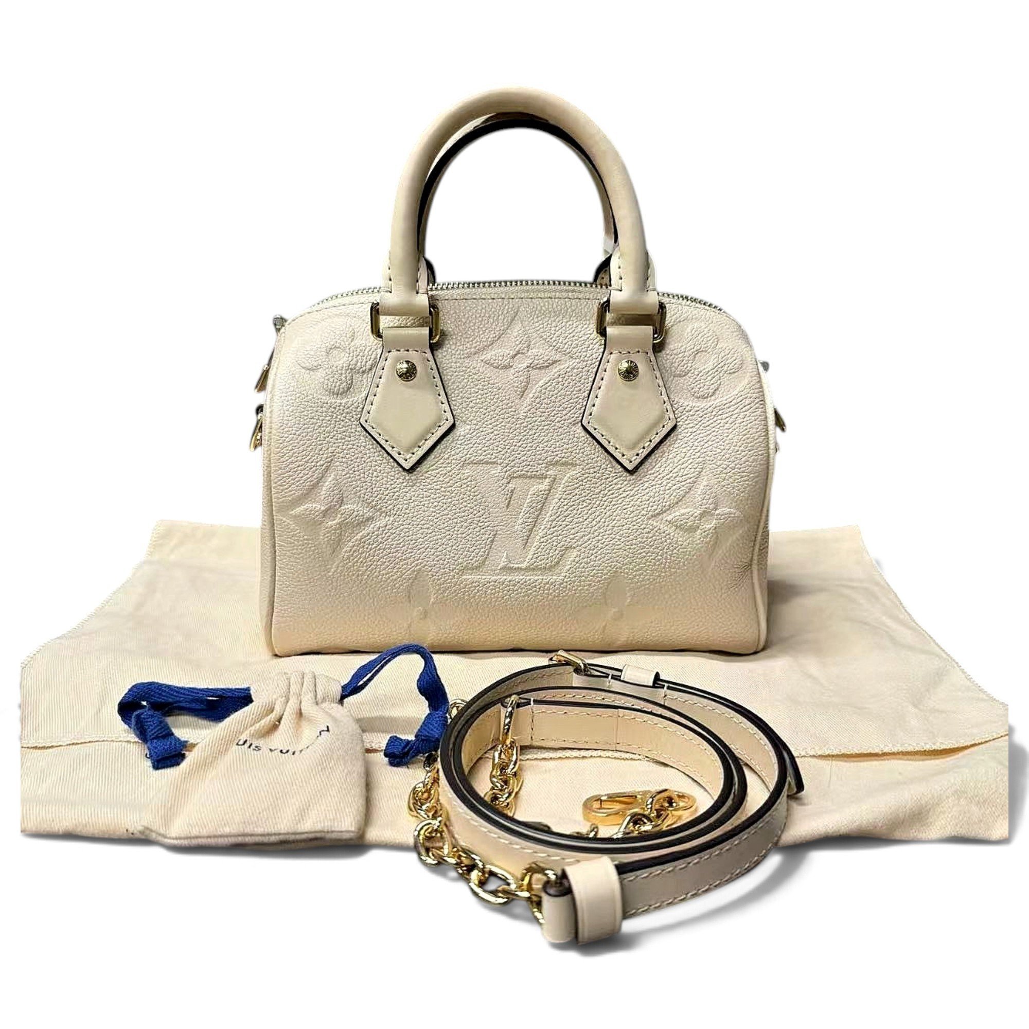 Speedy leather handbag