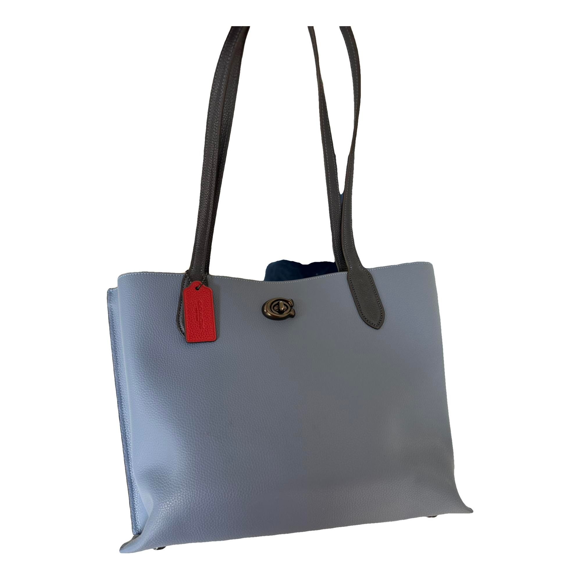 Leather tote