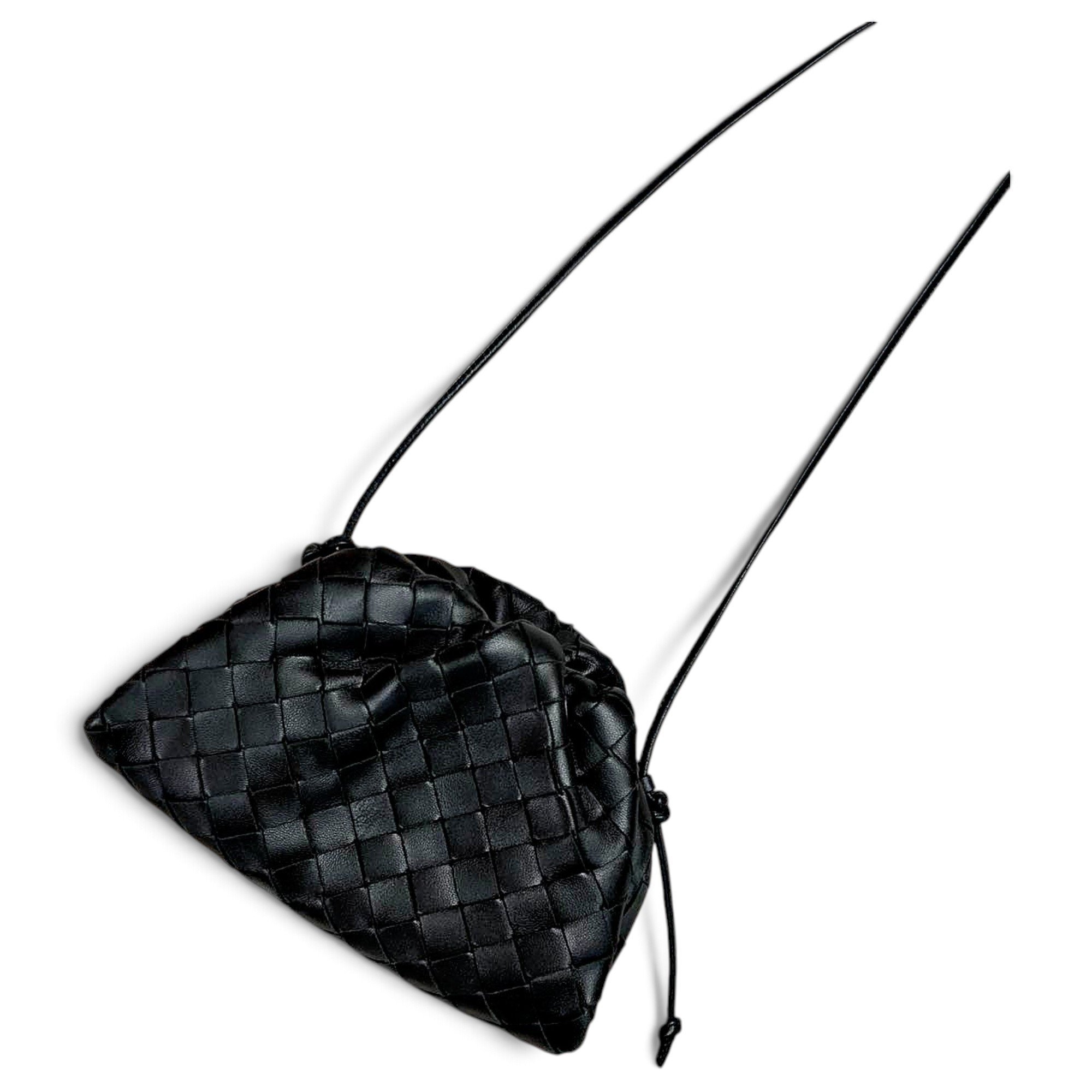 Pouch leather handbag