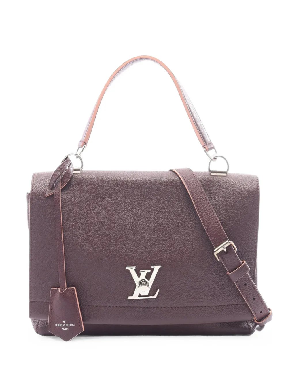 2017 Leather Lockme II satchel
