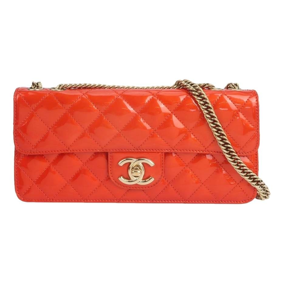 Patent leather handbag