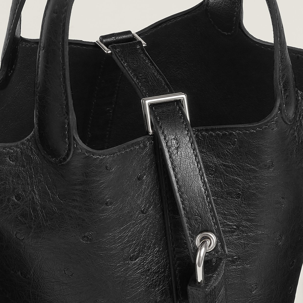 Noir Picotin Lock Micro Bag