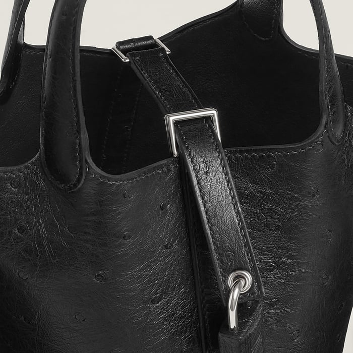 Noir Picotin Lock Micro Bag