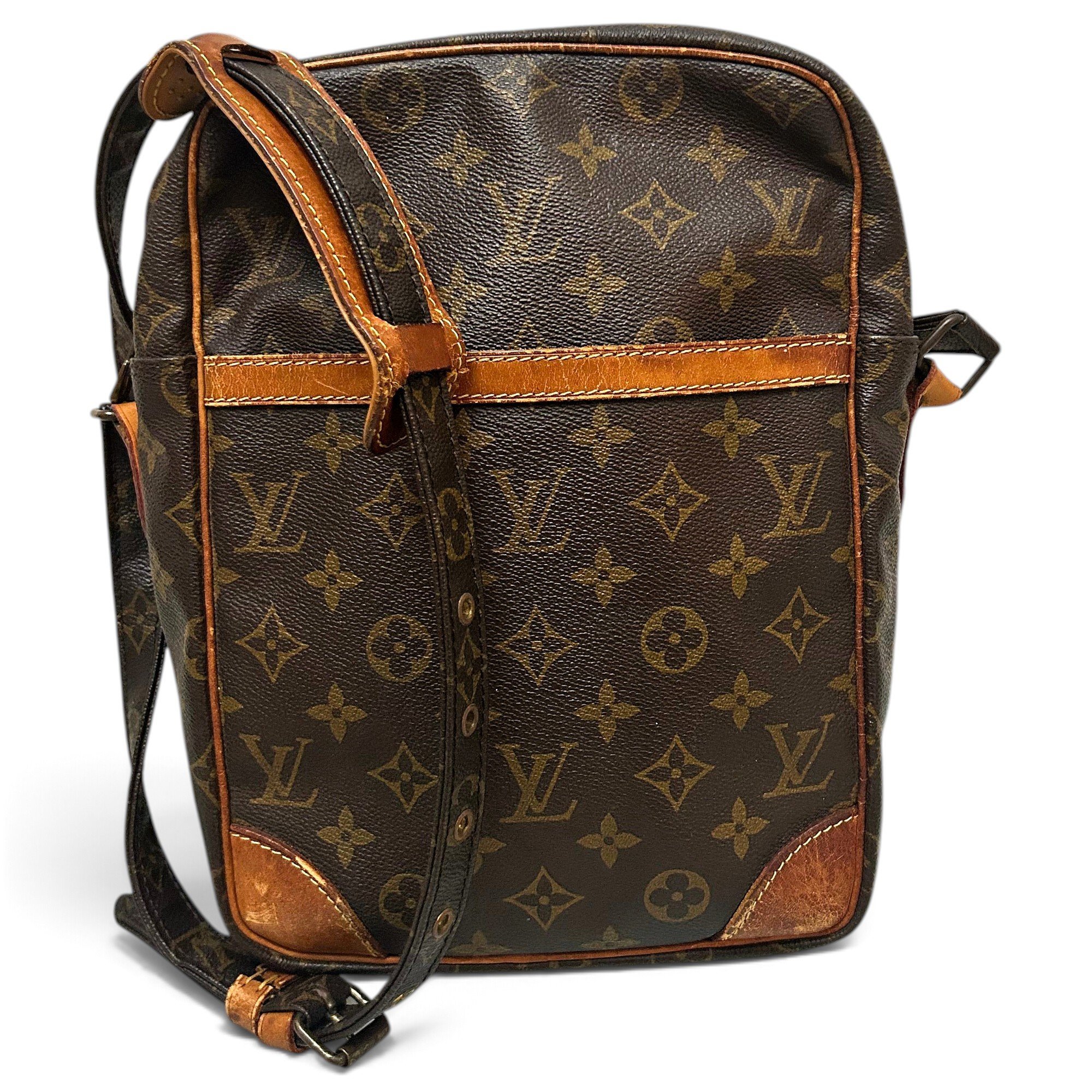 Danube leather crossbody bag