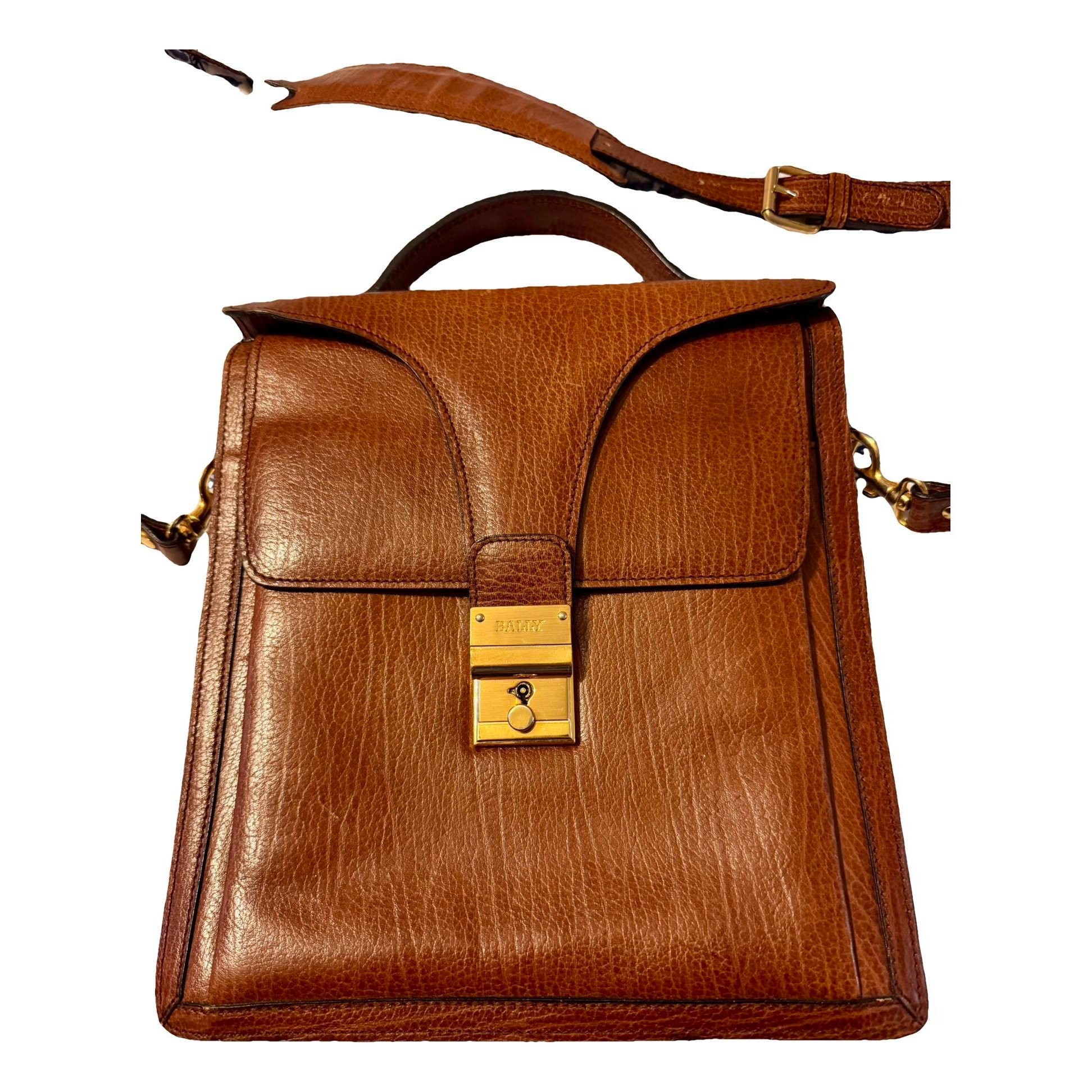 Leather satchel