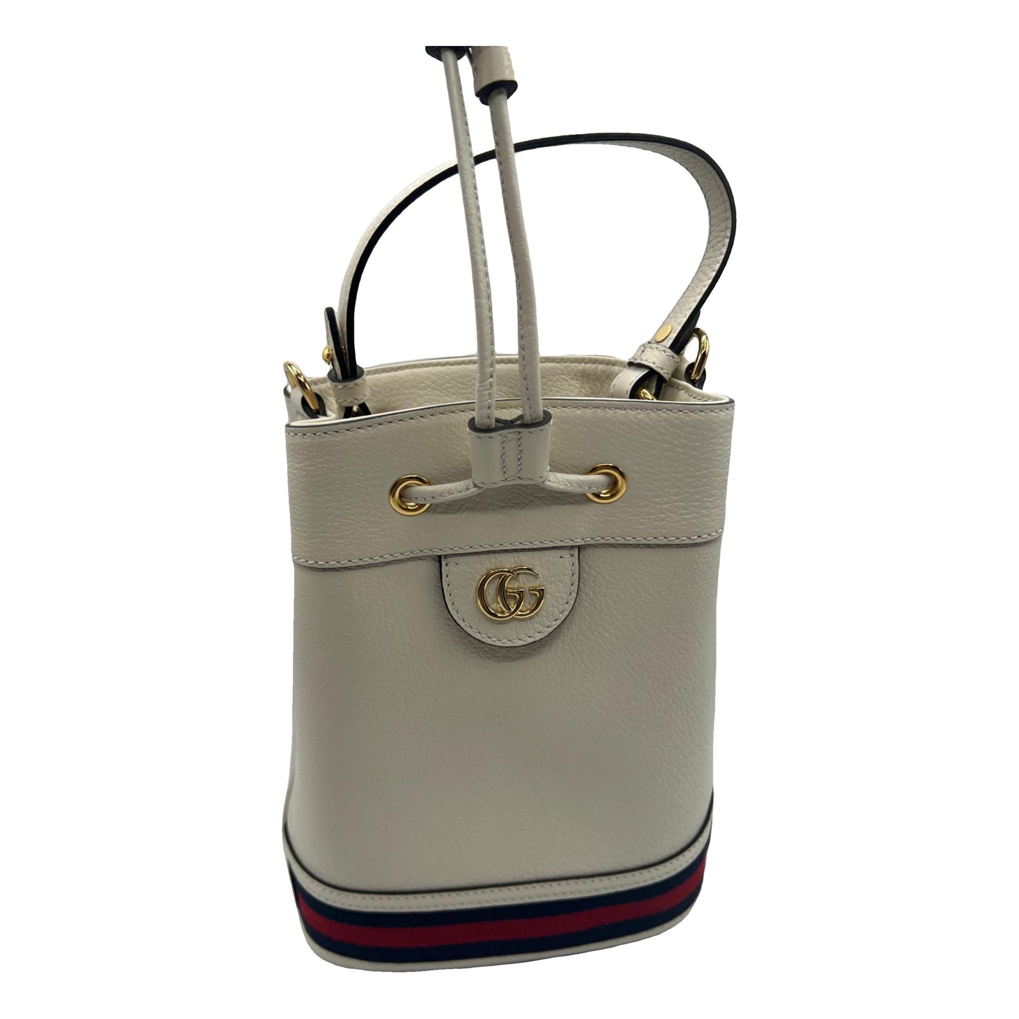 Ophidia Bucket leather crossbody bag