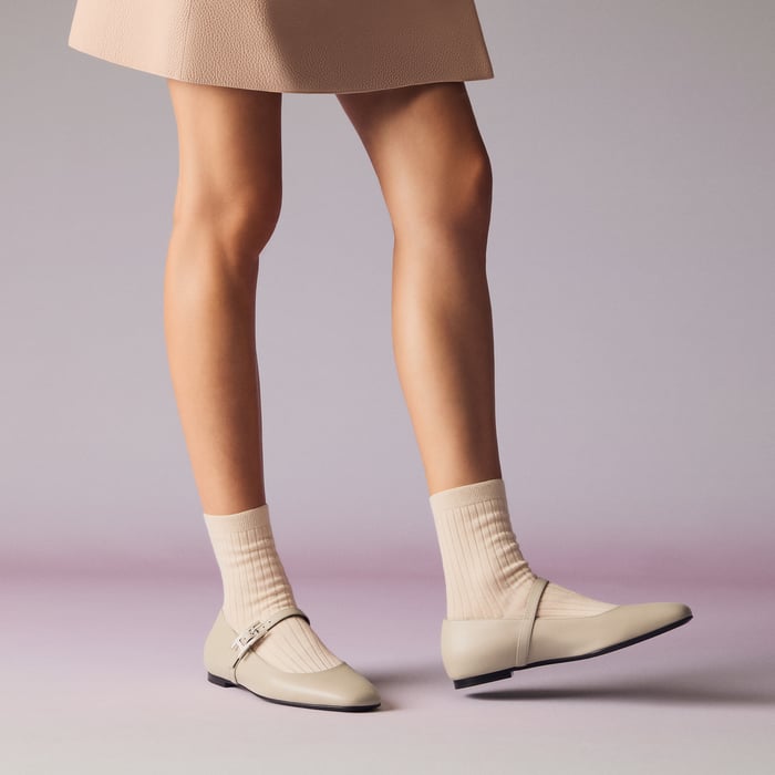 Beige Nomade Jane Ballet Flat