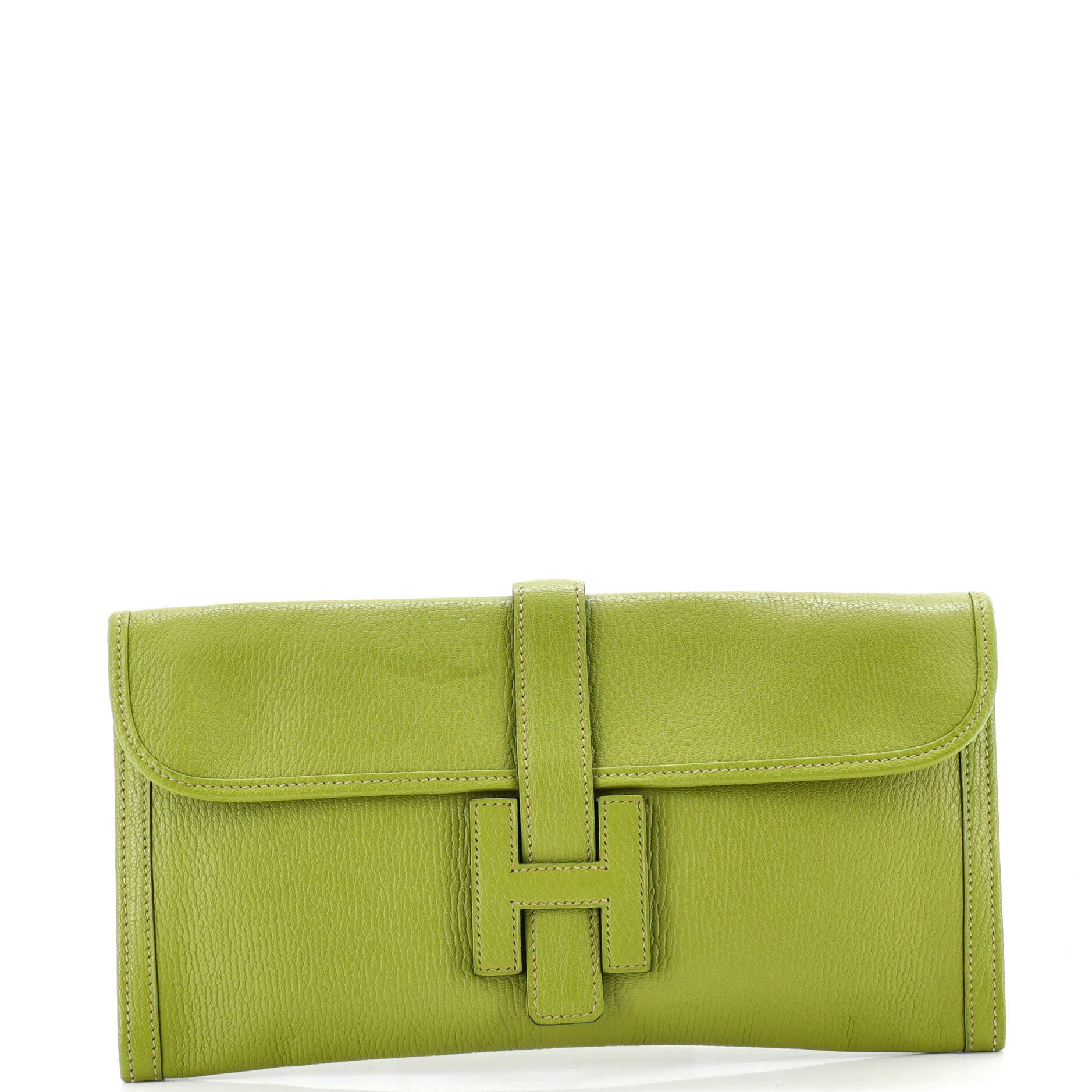 Hermes Jige Elan Clutch Chevre Mysore 29