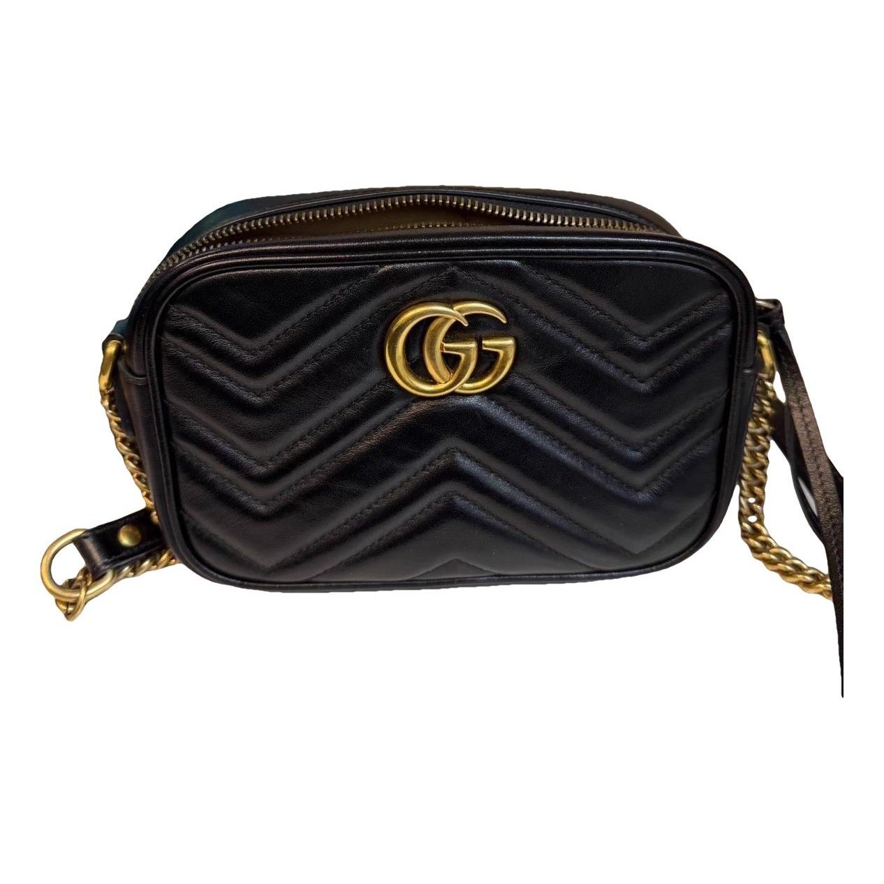 Pearly GG Marmont leather handbag