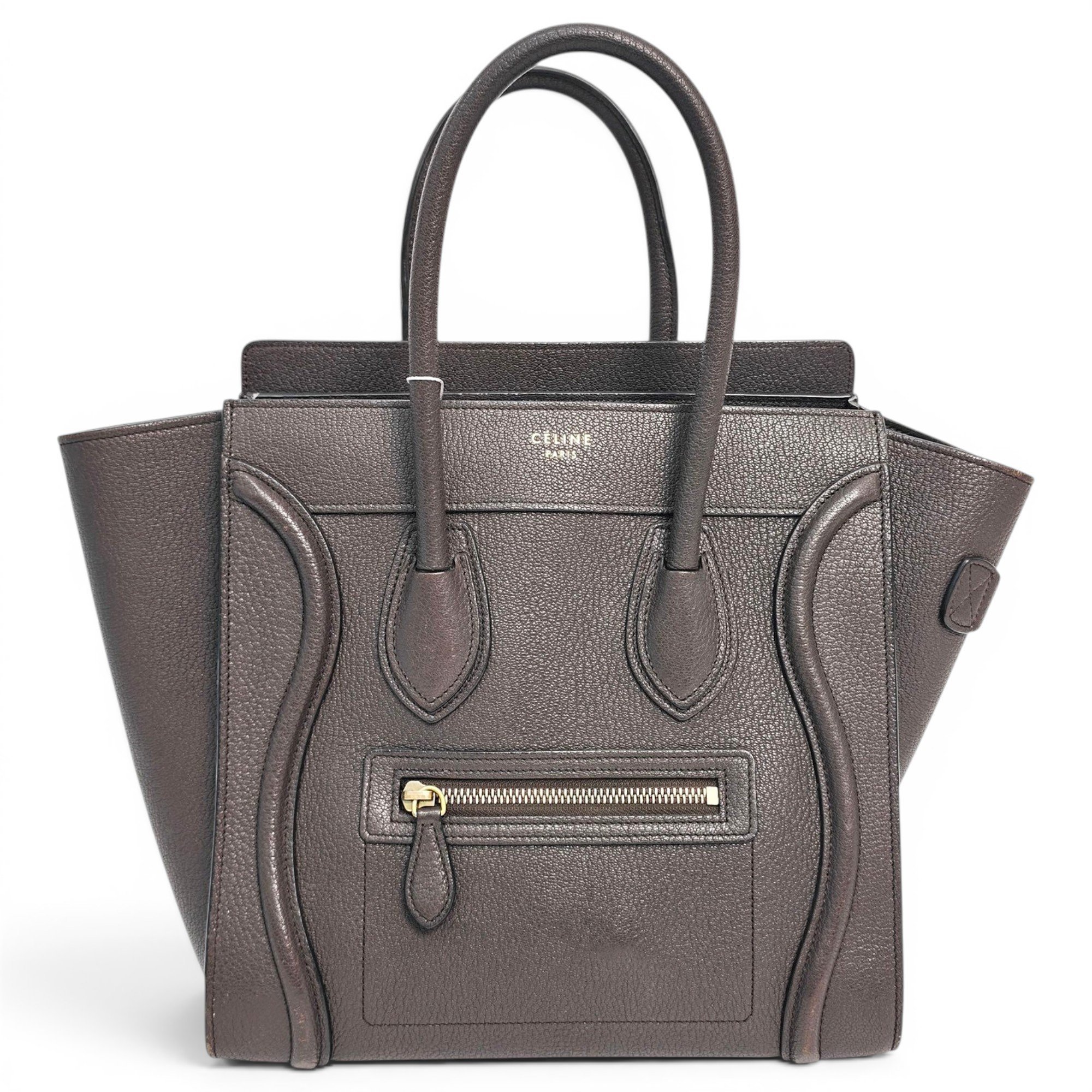 Luggage leather handbag
