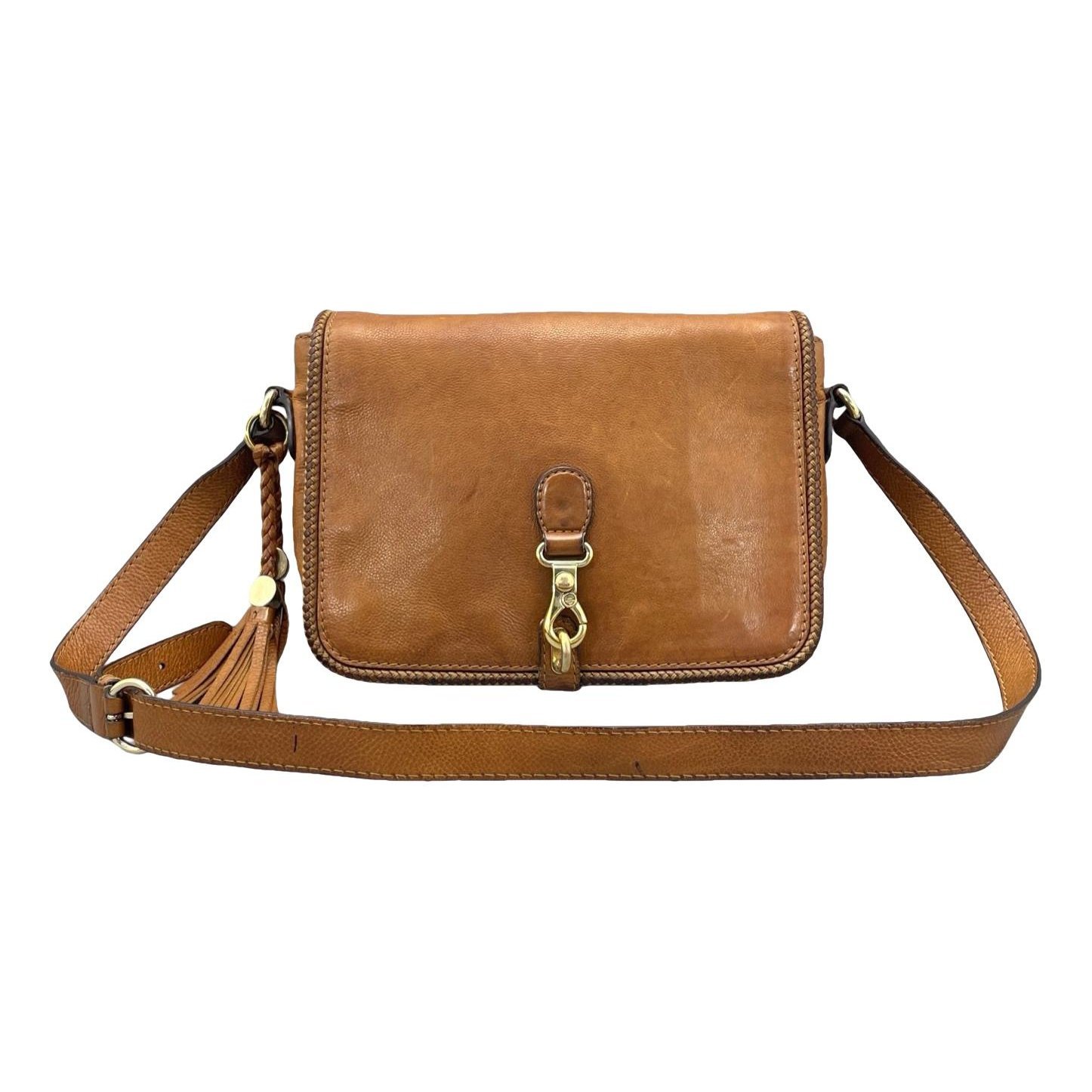 Leather crossbody bag