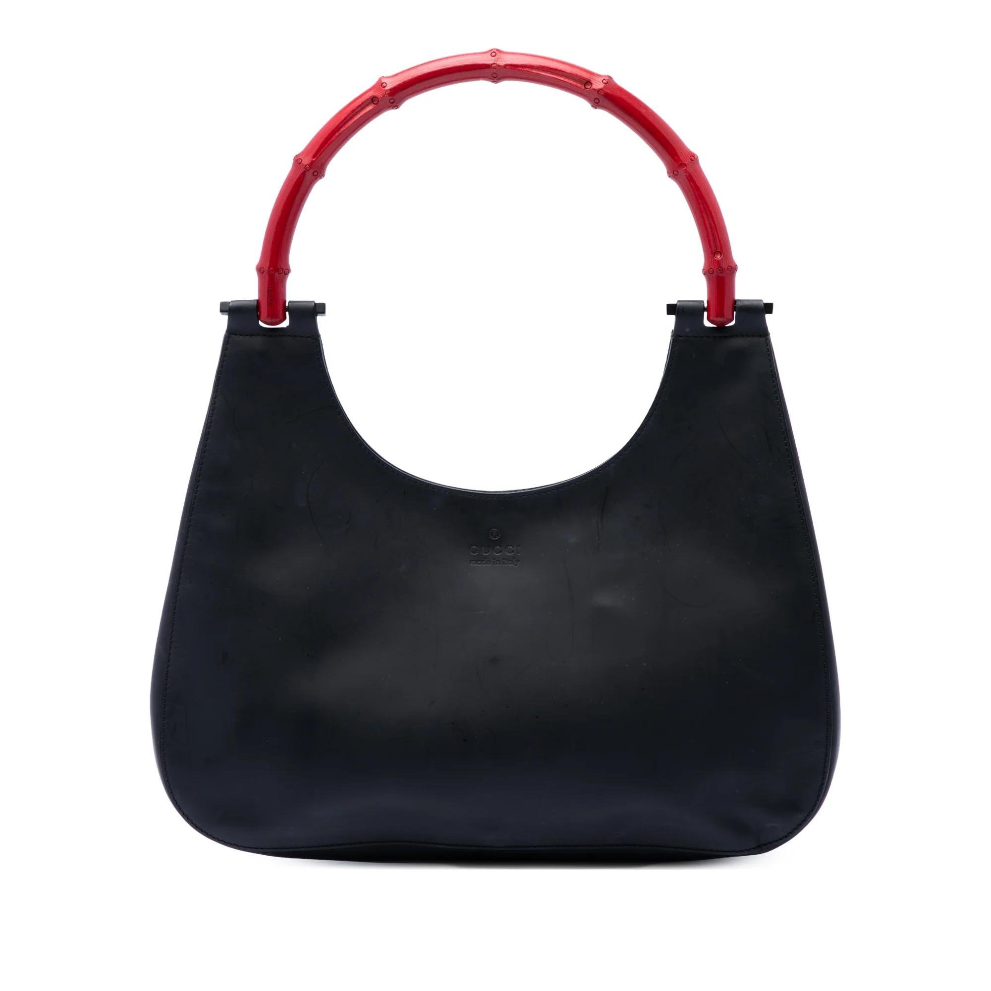 Bamboo pony-style calfskin handbag