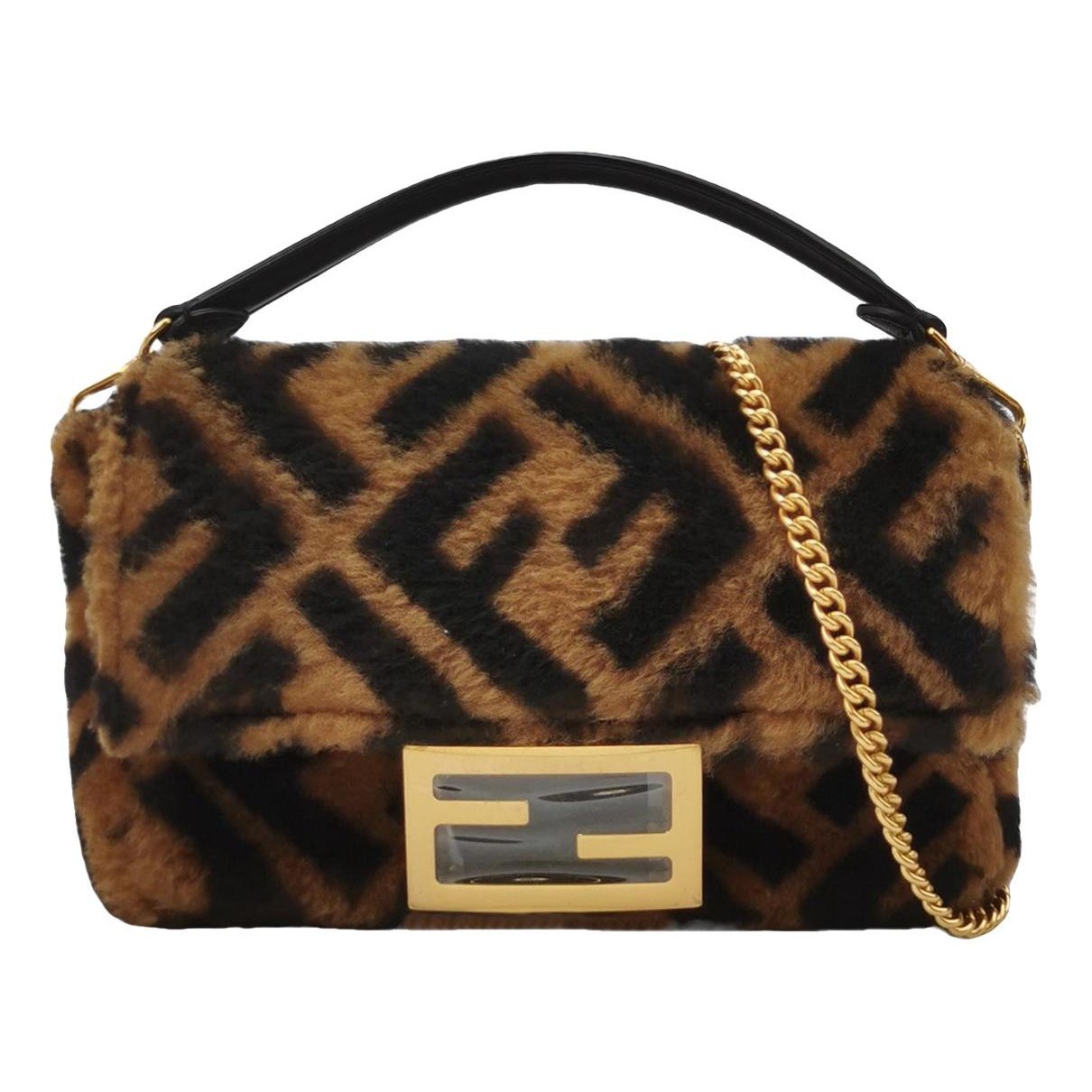 Baguette silk handbag