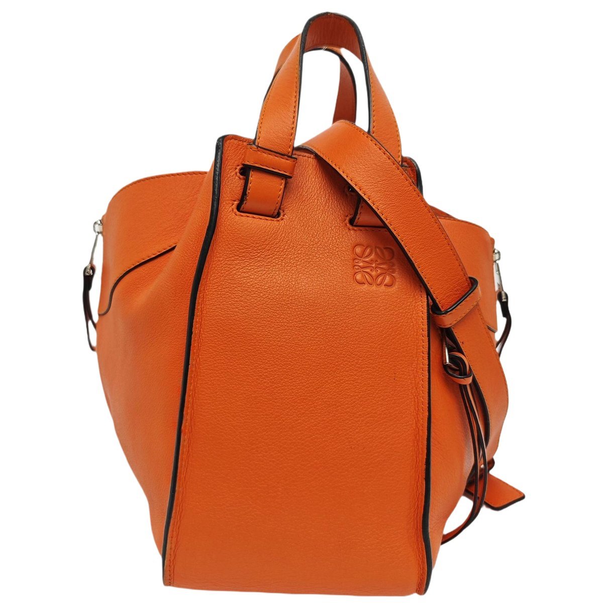 Hammock leather handbag