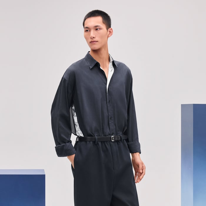 Marine "l'Instruction Du Roy" Boxy Fit Shirt