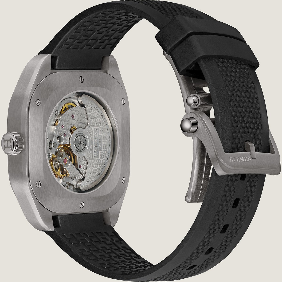 Sans Coloris Hermès H08 Watch, 42 mm