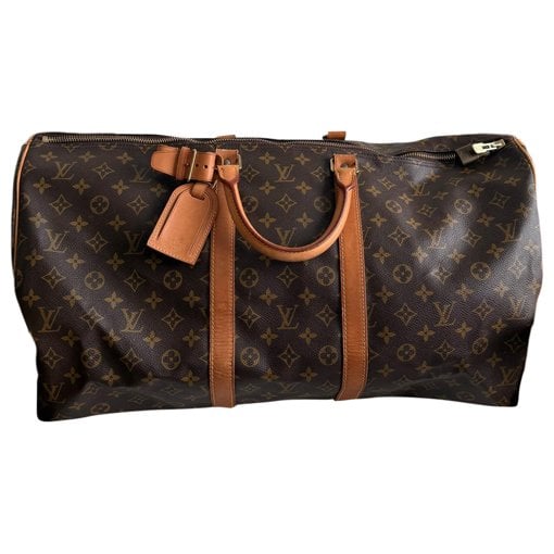Keepall leather 48h bag