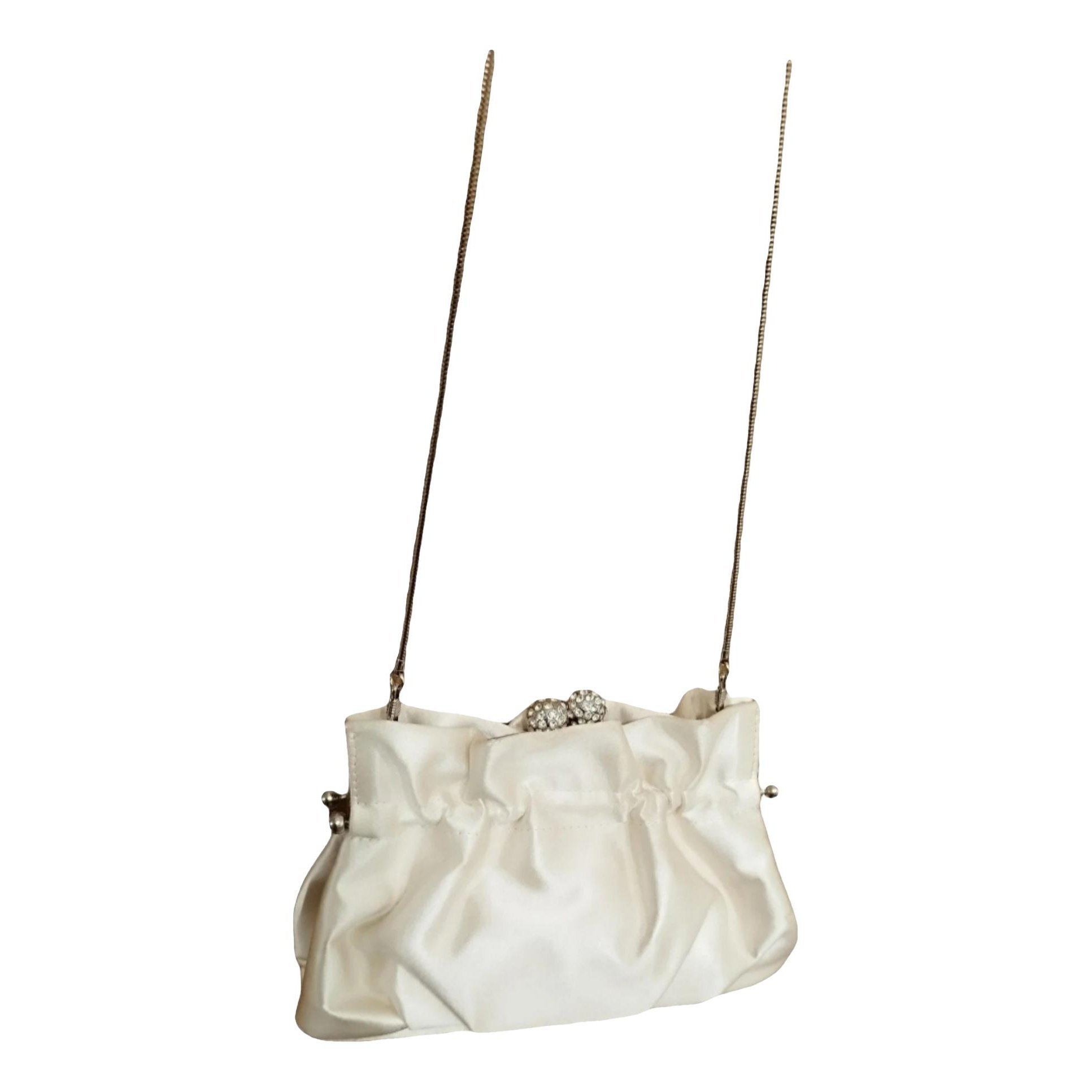 Silk clutch bag