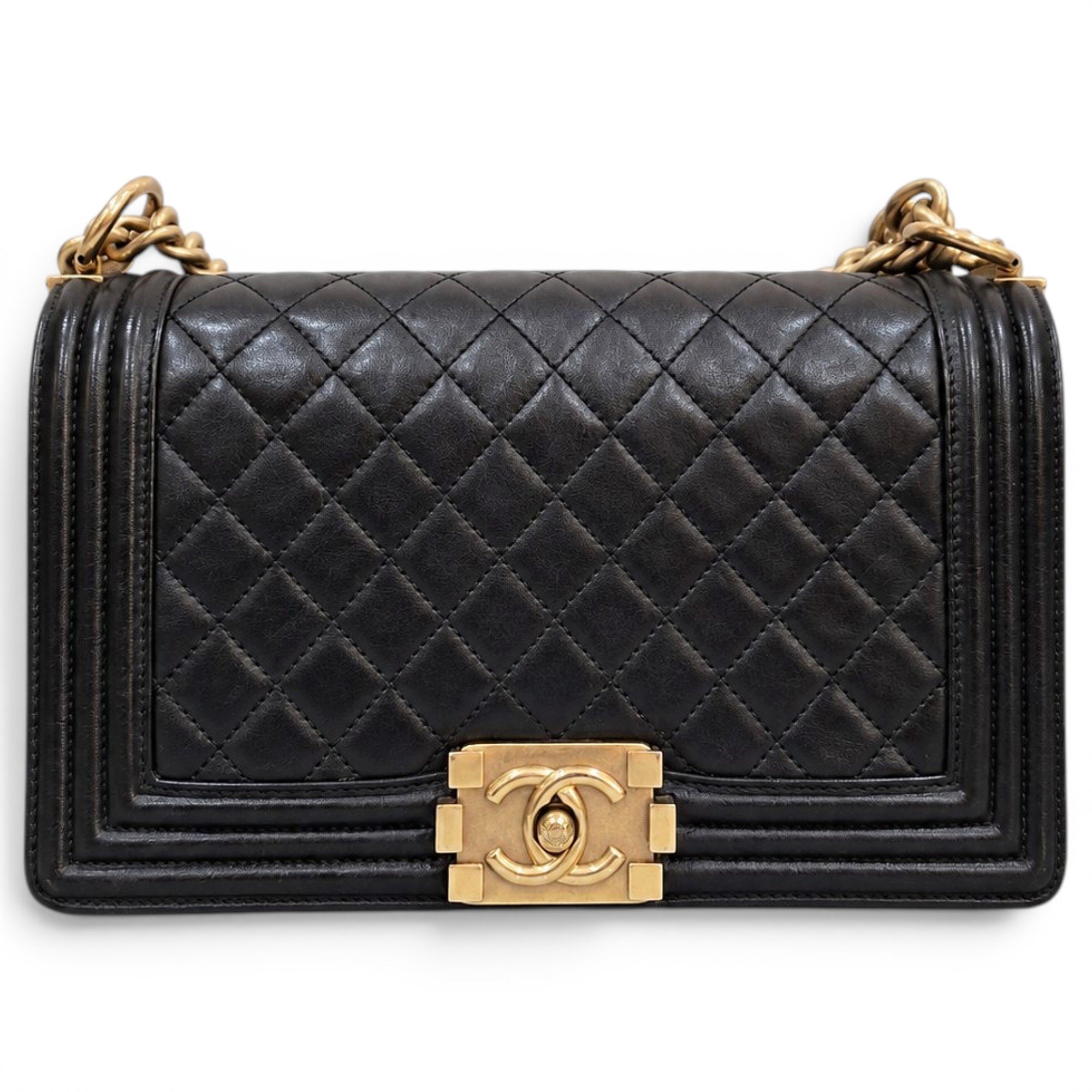 Boy leather crossbody bag