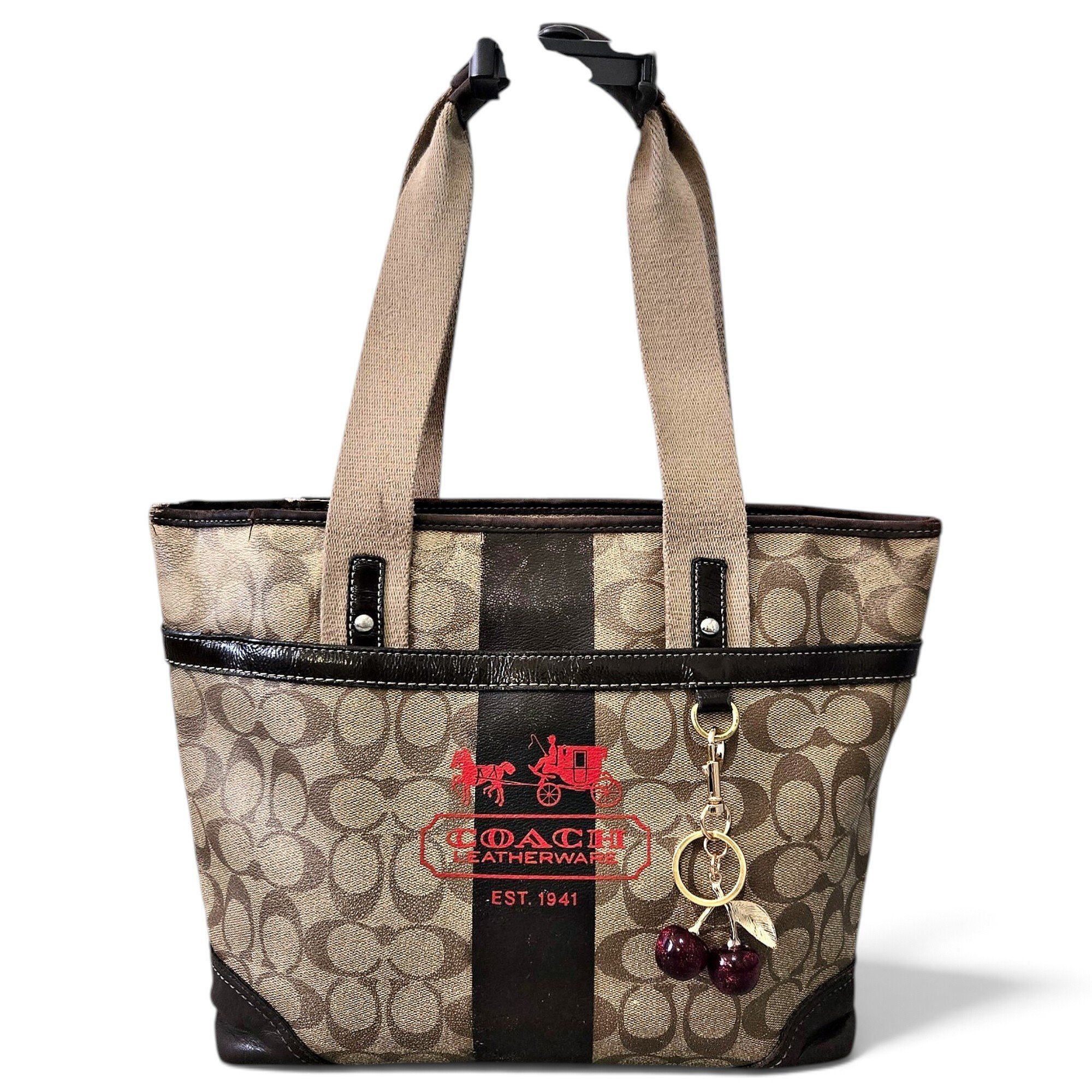 Leather tote