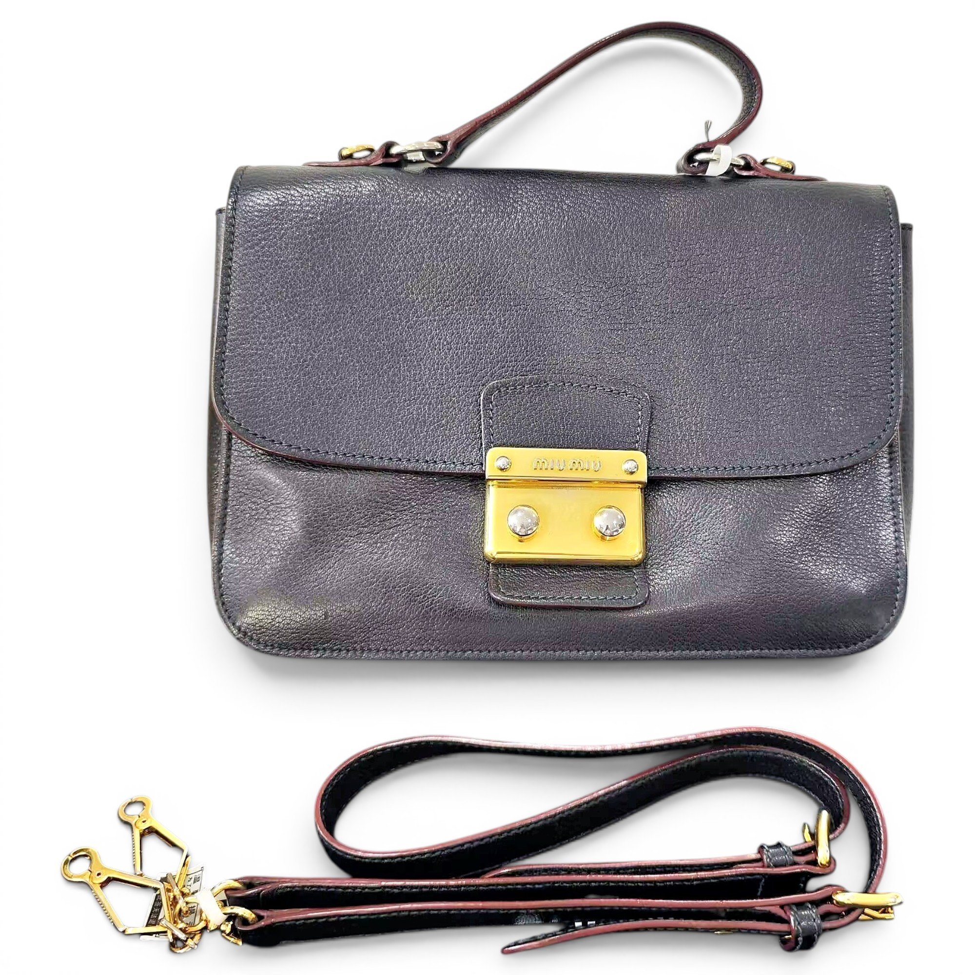 Leather handbag