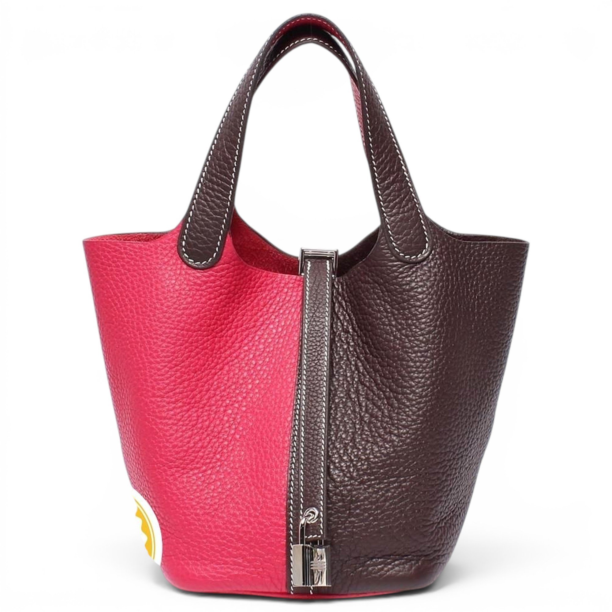 Picotin leather handbag