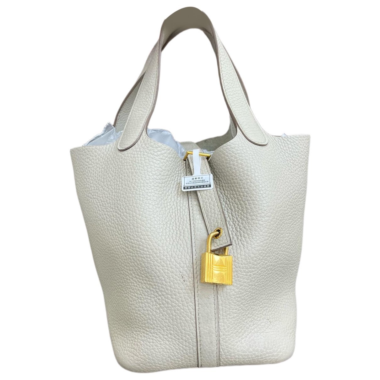 Picotin leather handbag