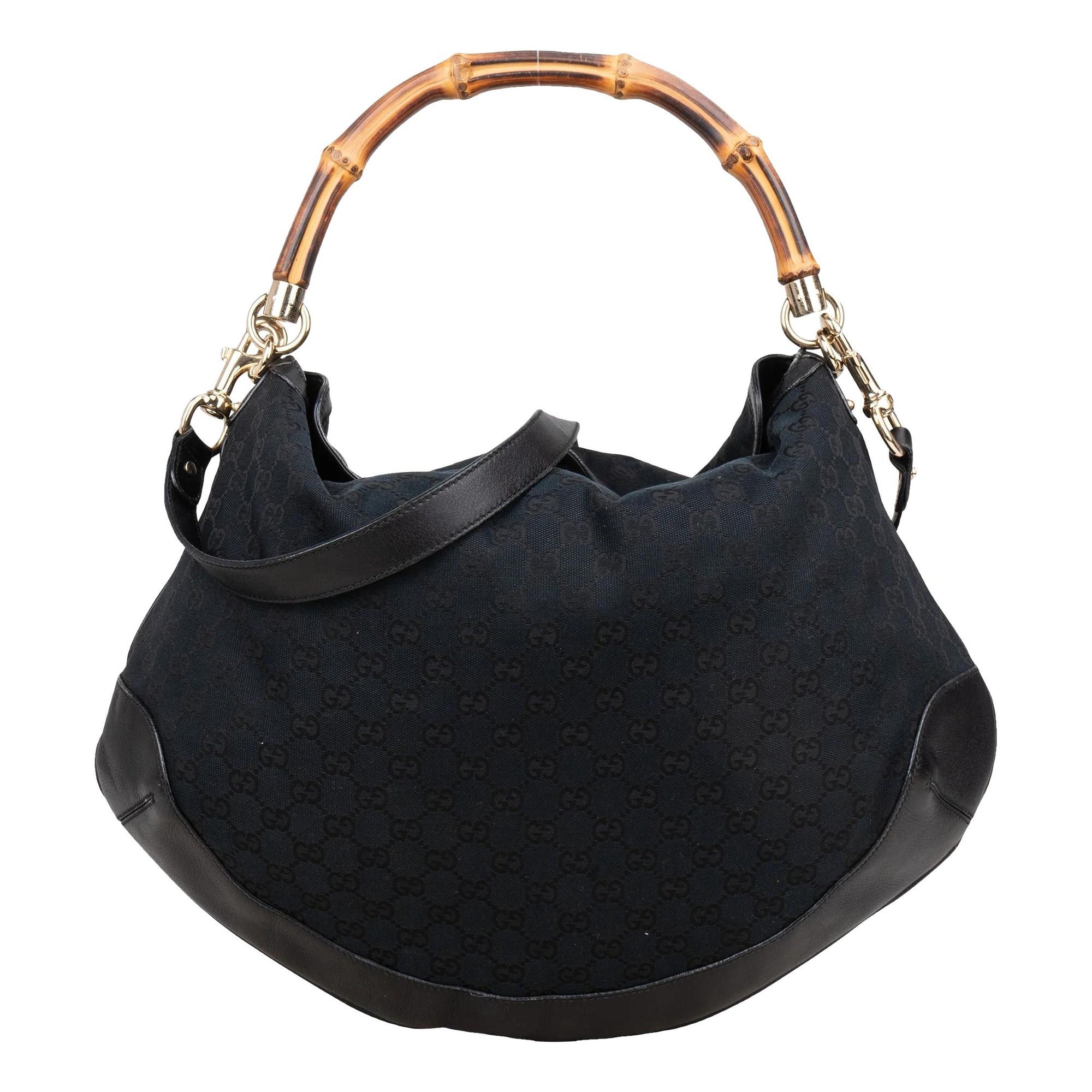 Bamboo leather handbag