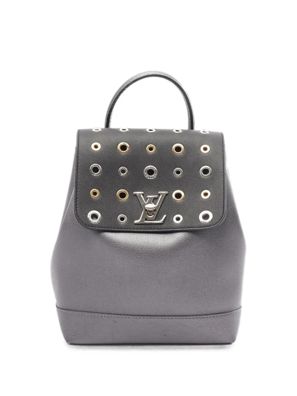 2016 Lockme eyelet-detail leather backpack
