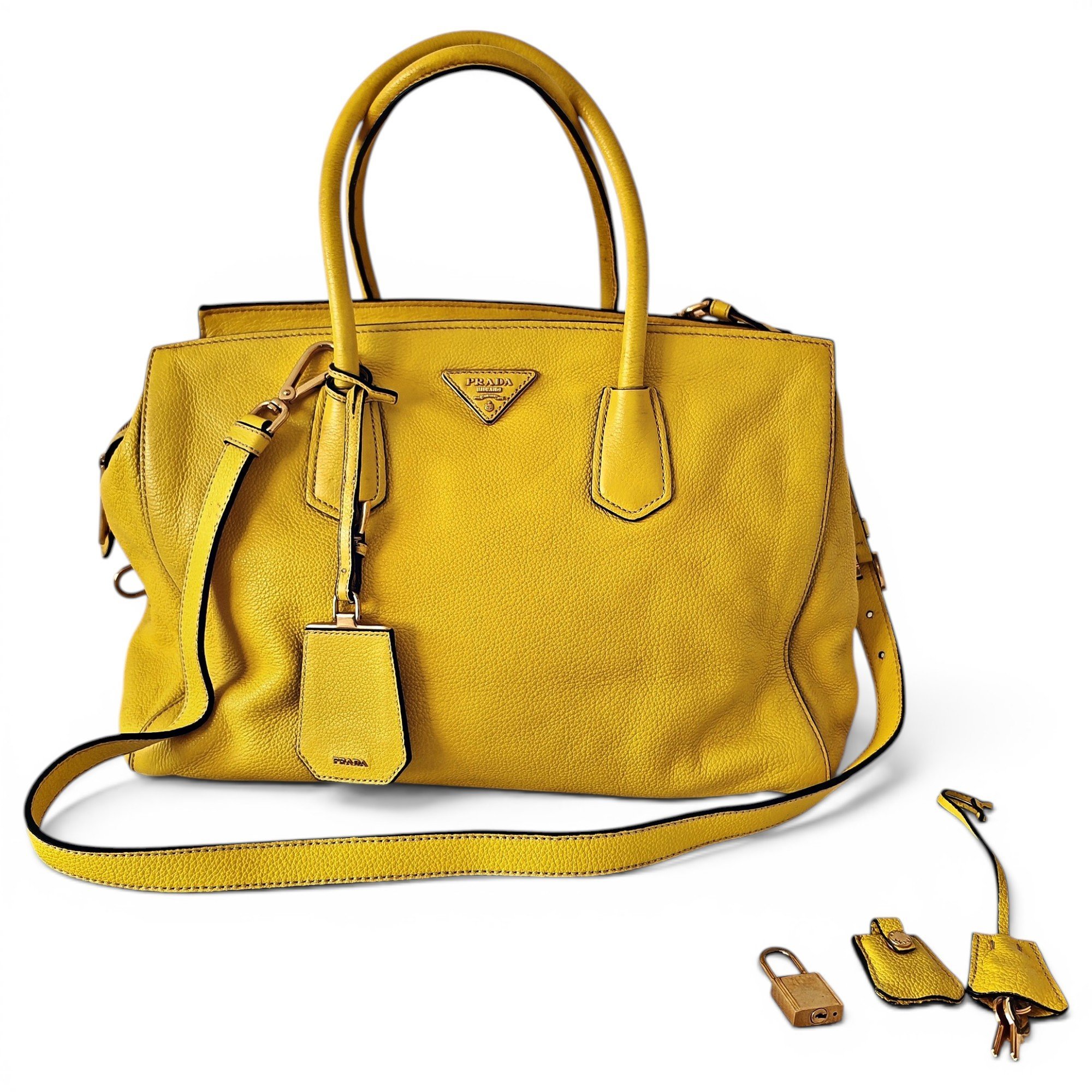 Leather tote