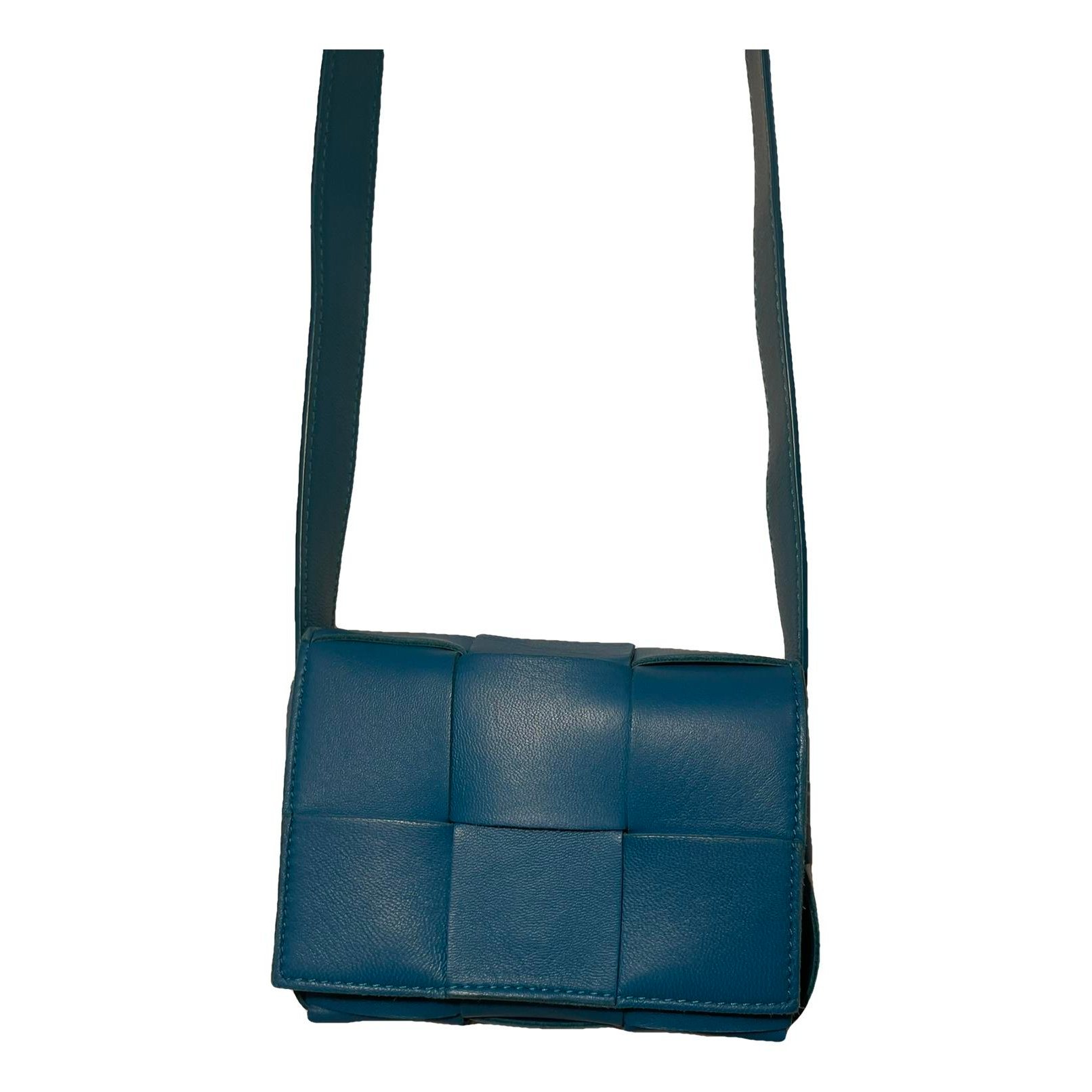 Cassette leather crossbody bag