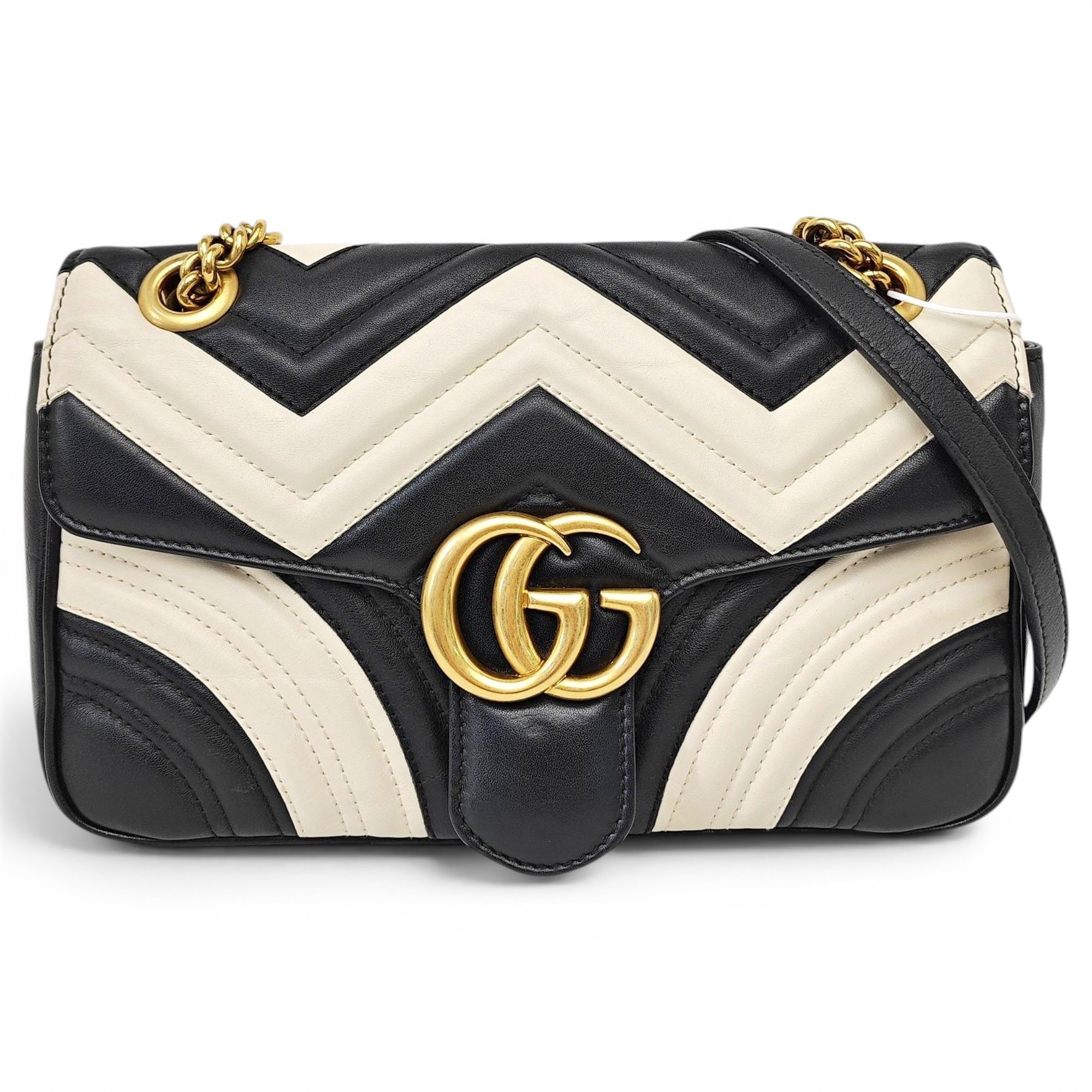 GG Marmont Flap leather crossbody bag
