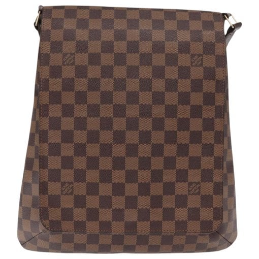Musette leather handbag