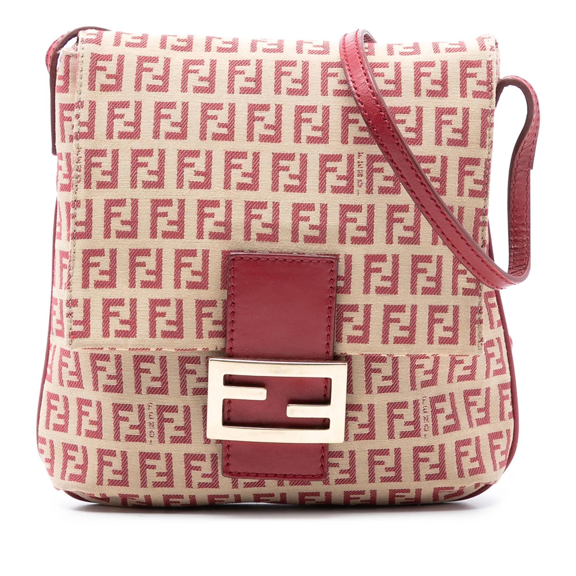 Fendi Pocket leather crossbody bag