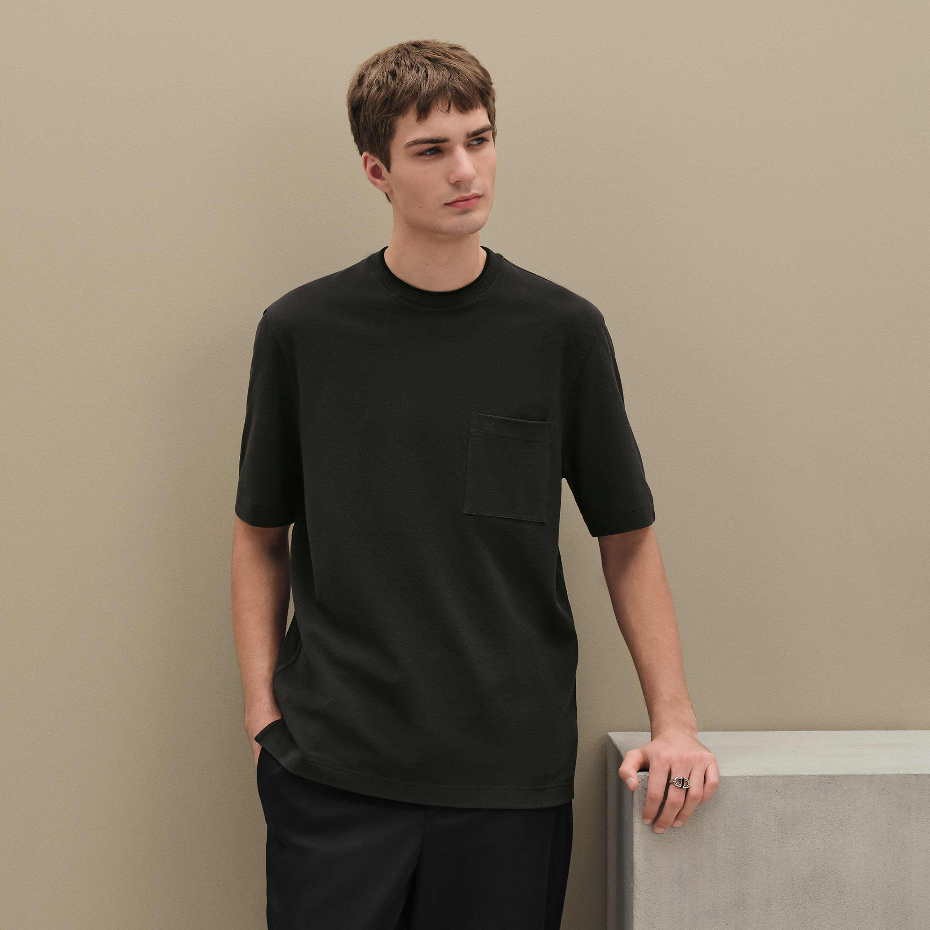 "Piqures sellier" t-shirt