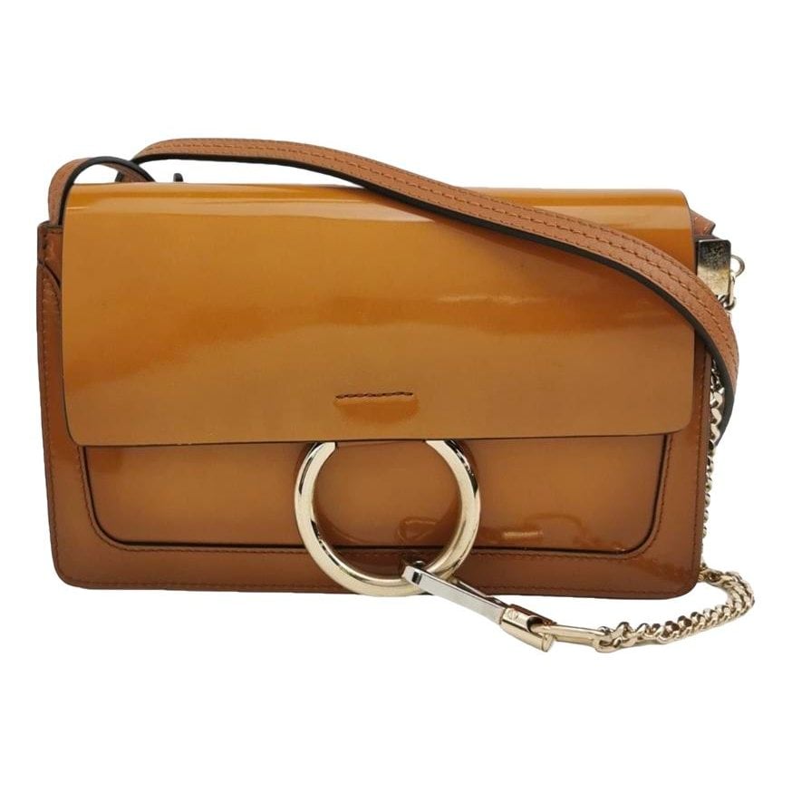 Patent leather crossbody bag