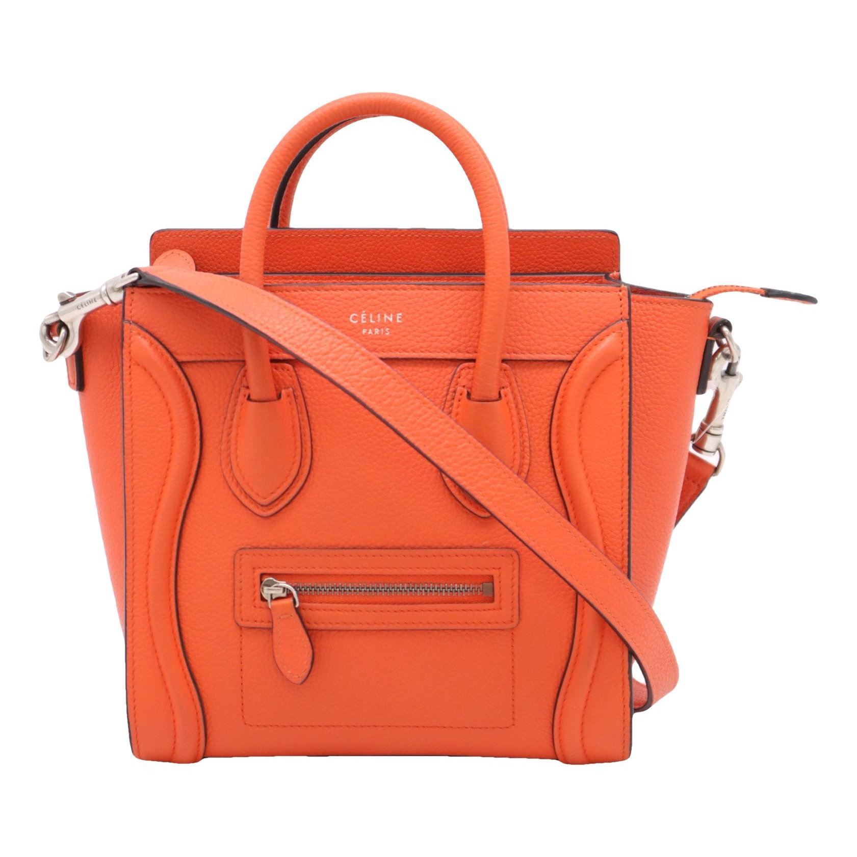 Nano Luggage leather handbag