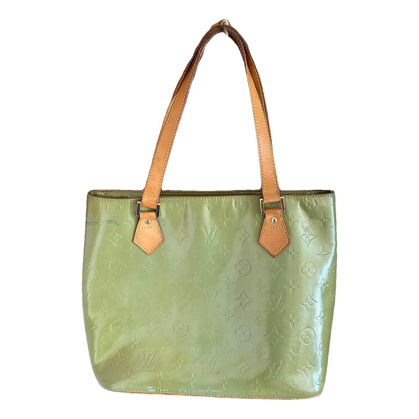 Reade patent leather handbag