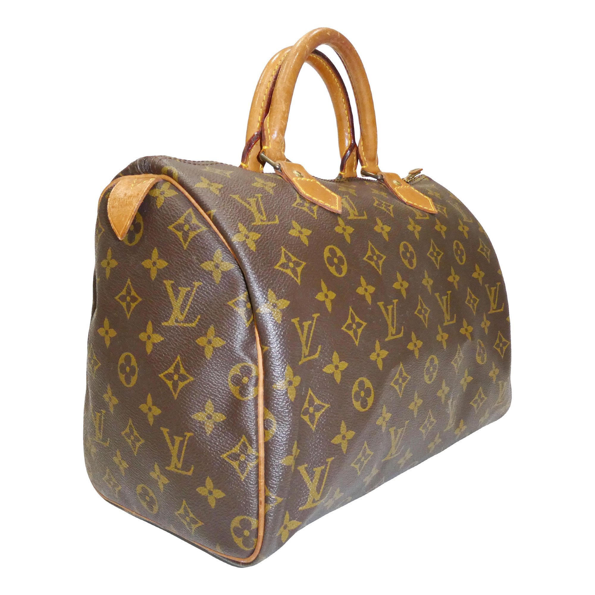 Speedy leather handbag