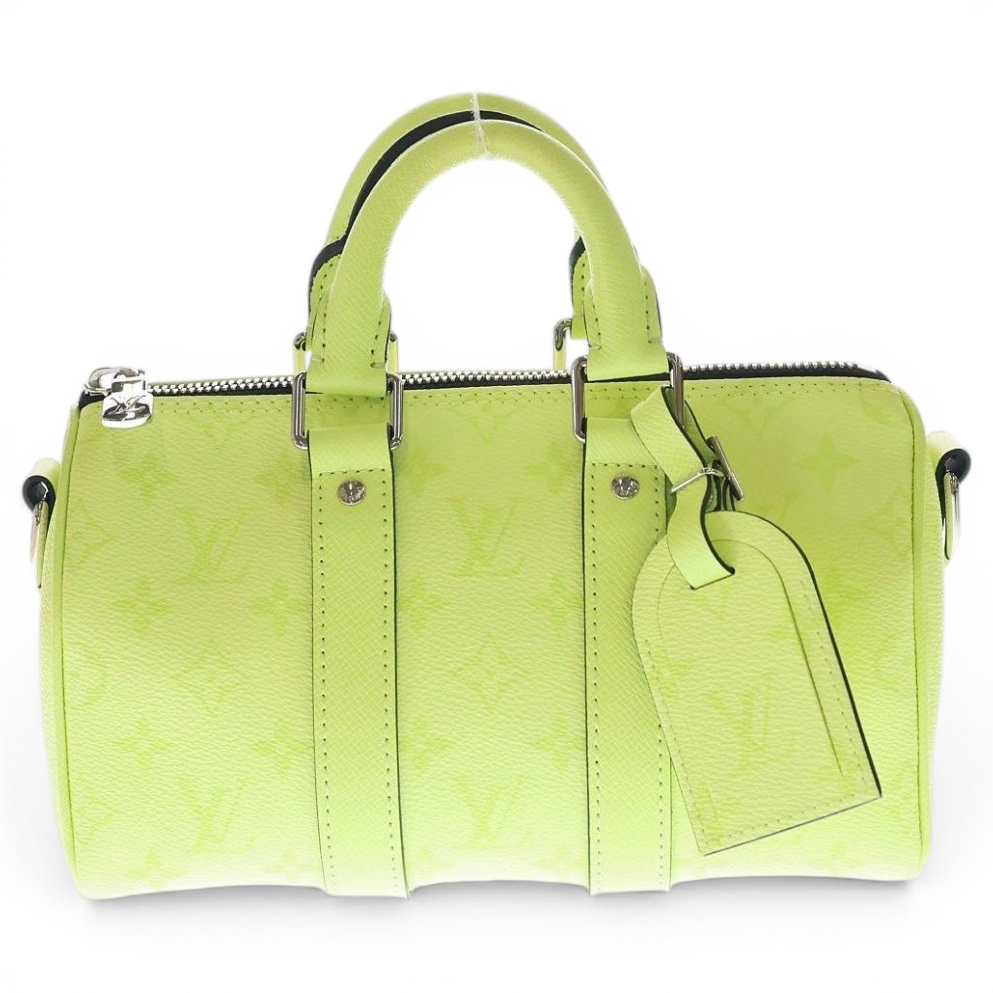 Keepall leather travel bag