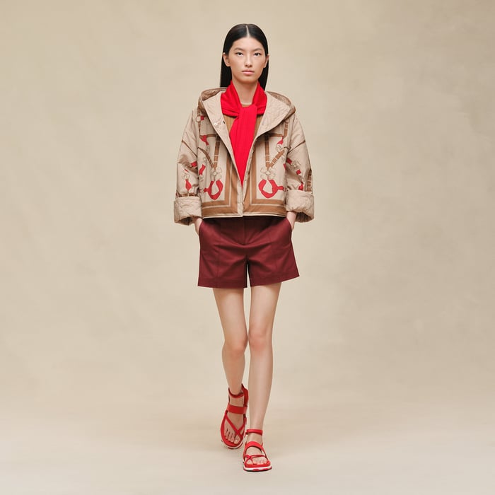 Beige Albinos "Grand Manege" Reversible Jacket