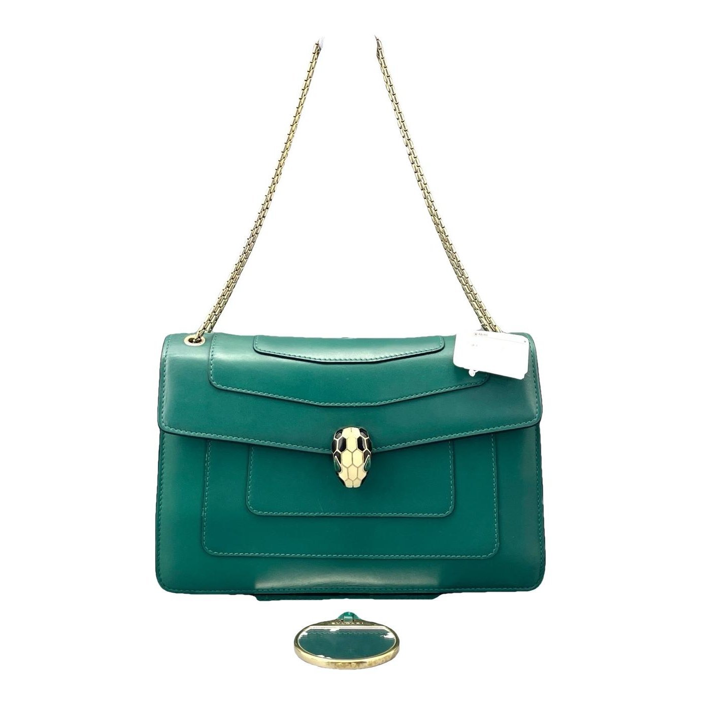 Serpenti leather handbag
