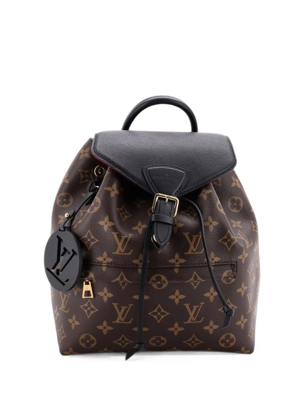 Montsouris NM Monogram Canvas with Leather PM backpack