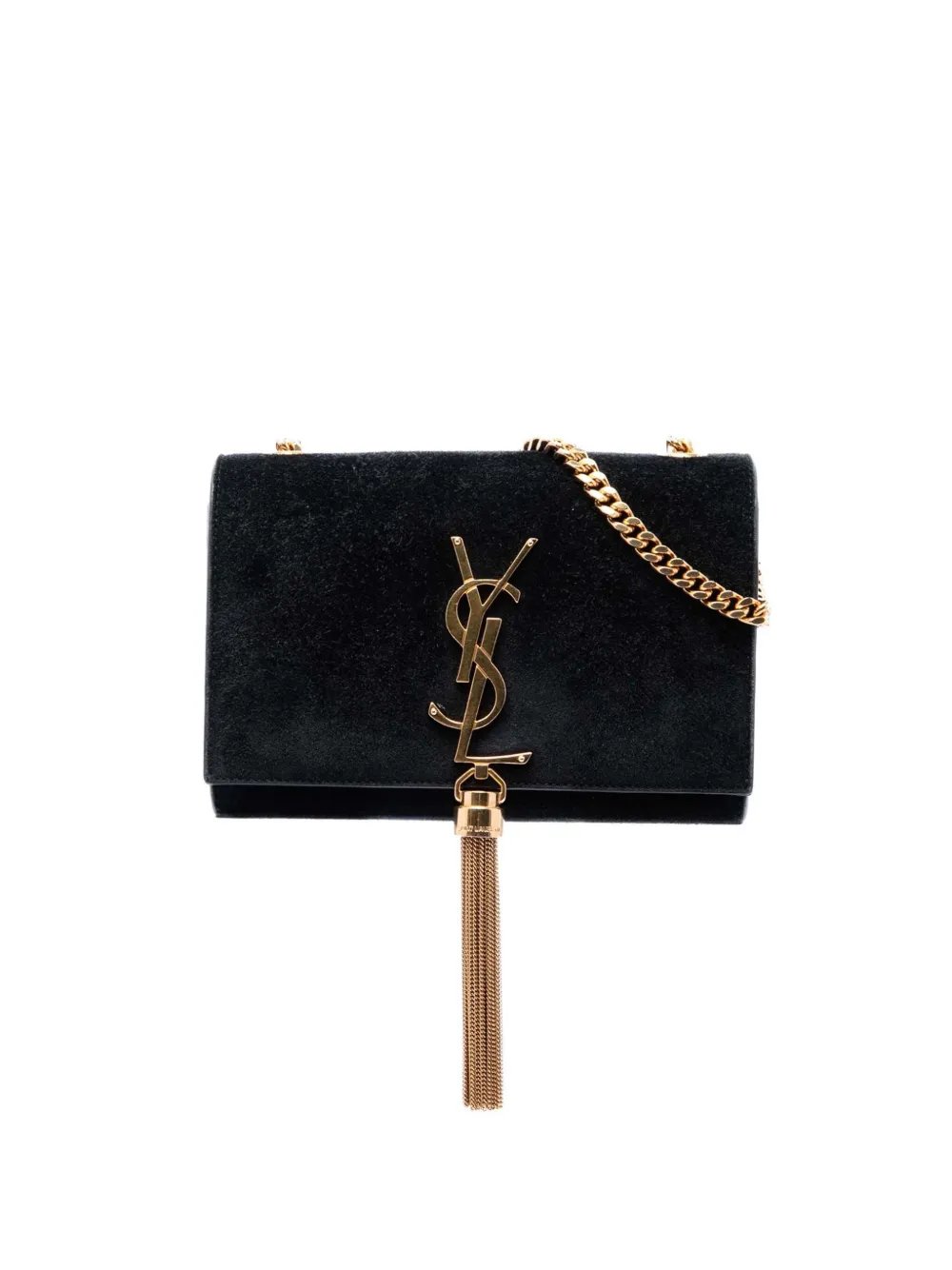 2016 Small Suede Monogram Kate Tassel crossbody bag