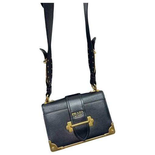 Cahier leather handbag
