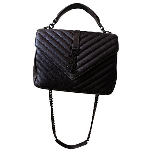 Collége monogramme leather handbag