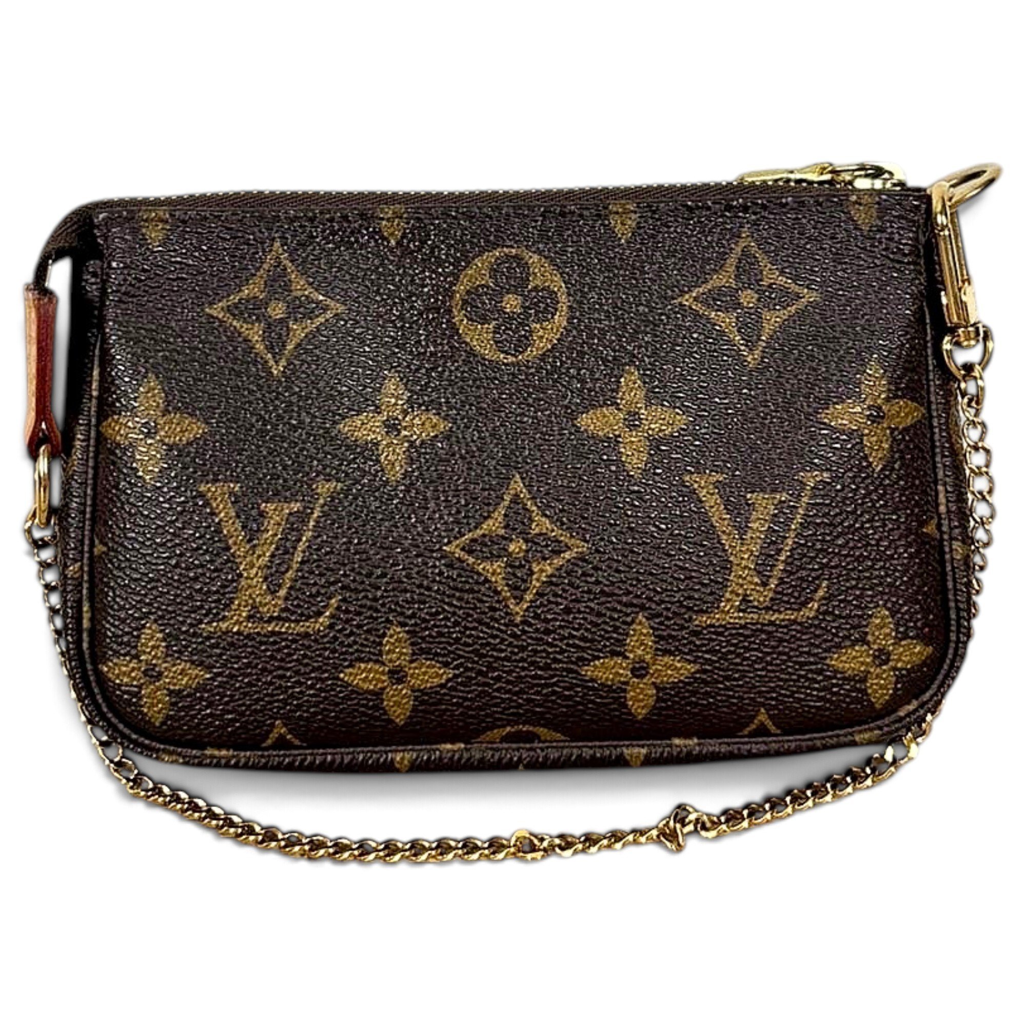 Moon pochette leather clutch bag